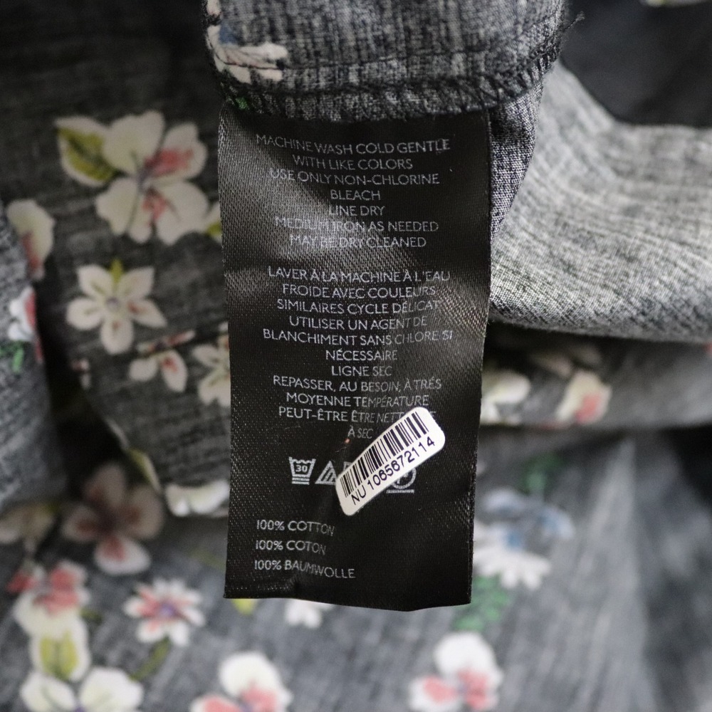 Anthropologie Somerset Maxi Dress Black Floral 3X Tiered Smocked - Picture 11 of 12